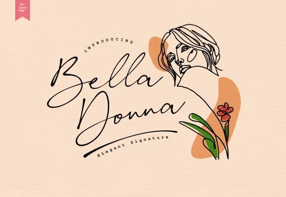 Bella Donna - Elegant Signature Typeface
