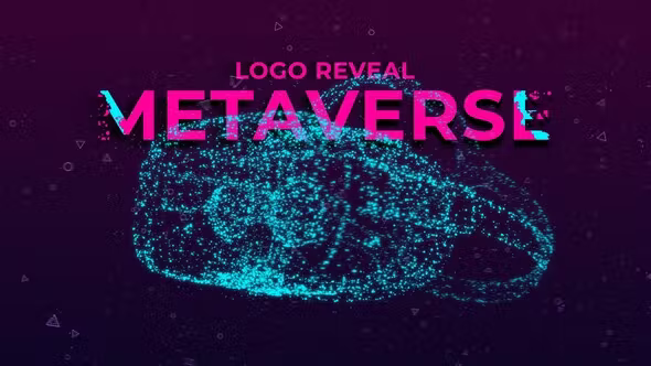 Videohive Metaverse VR Glasses Logo Reveal 37076287