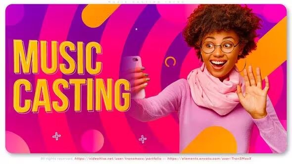 Videohive Music Casting Intro 37398014