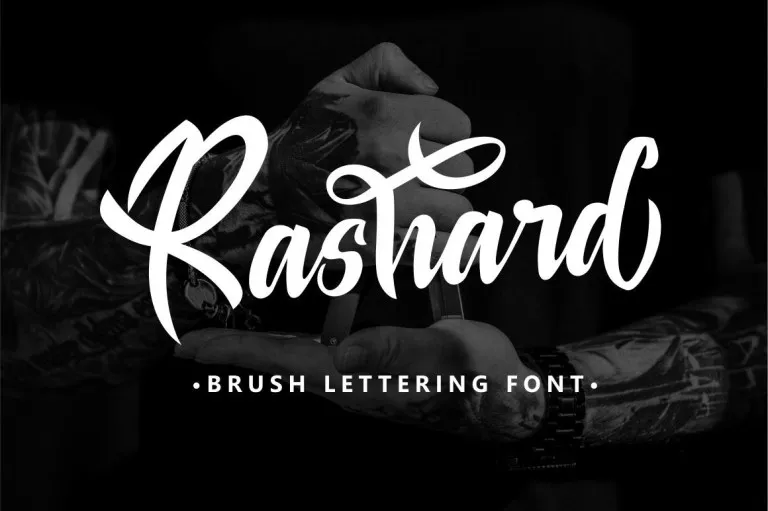 Rashard - Brush Lettering Font