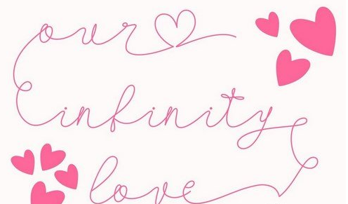 Our Infinity Love - Monoline Wedding Font