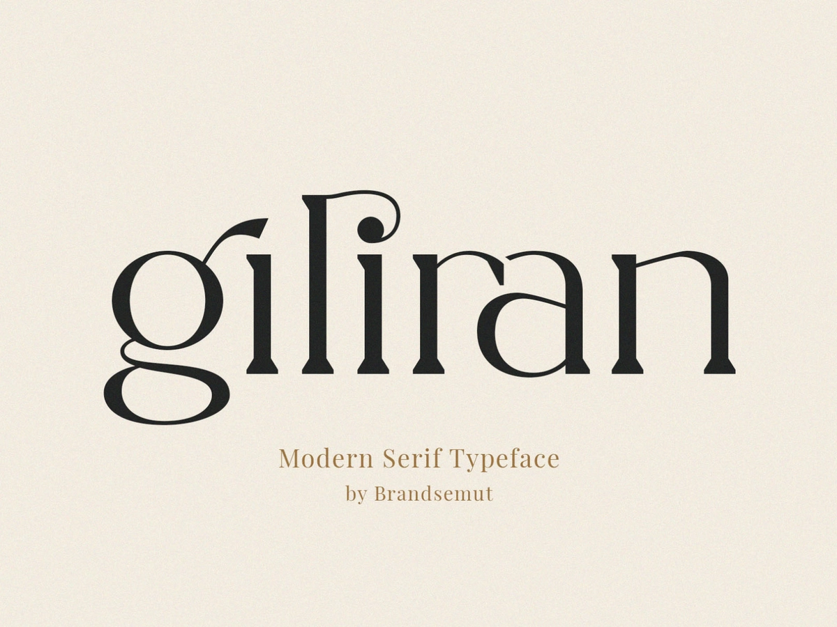 Giliran – Modern Serif