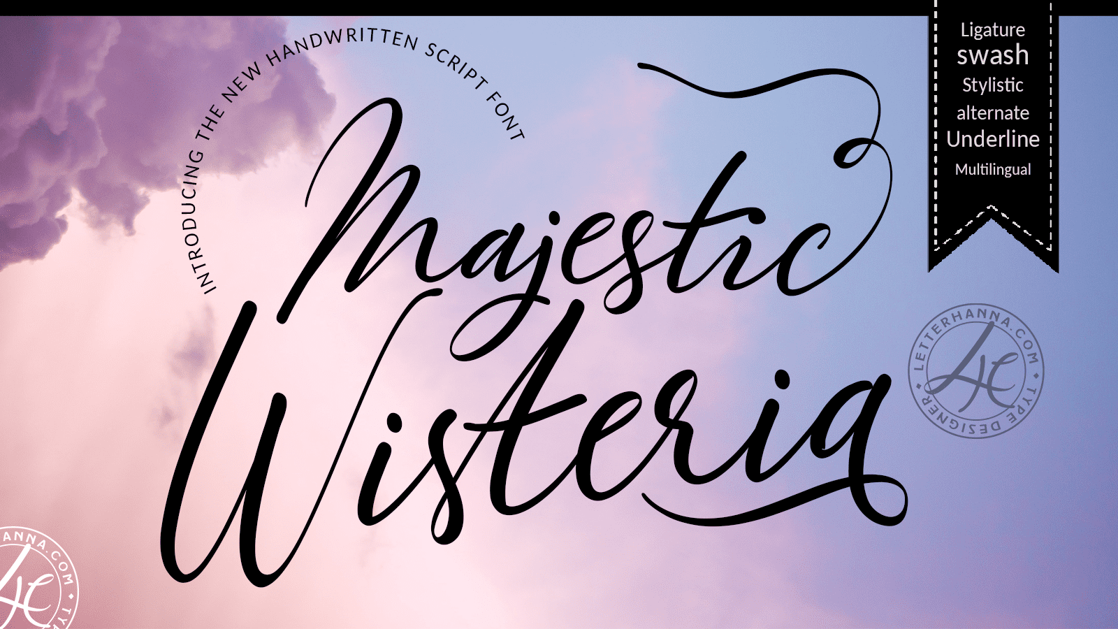 Majestic Wisteria Font