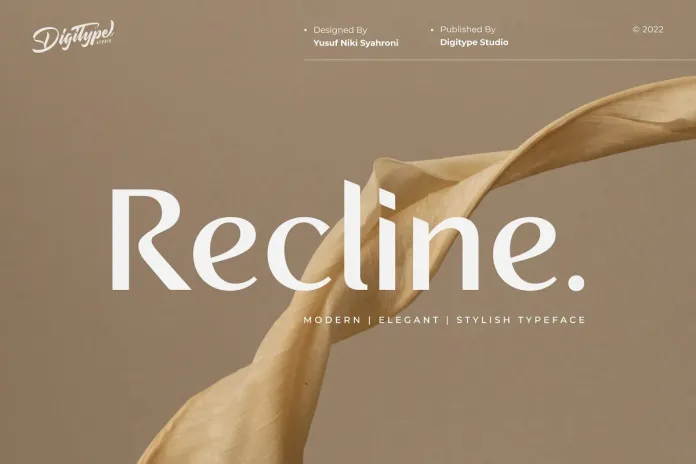 Recline Font Family