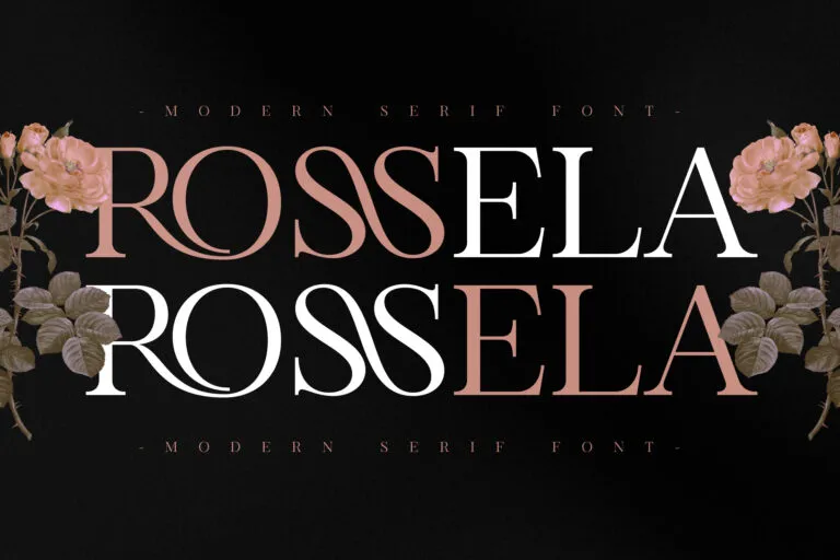 Rossela Modern Serif Font
