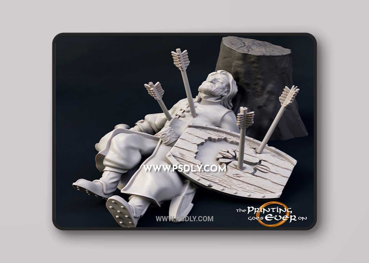 3D Print Model Fallen Hero 3D Model