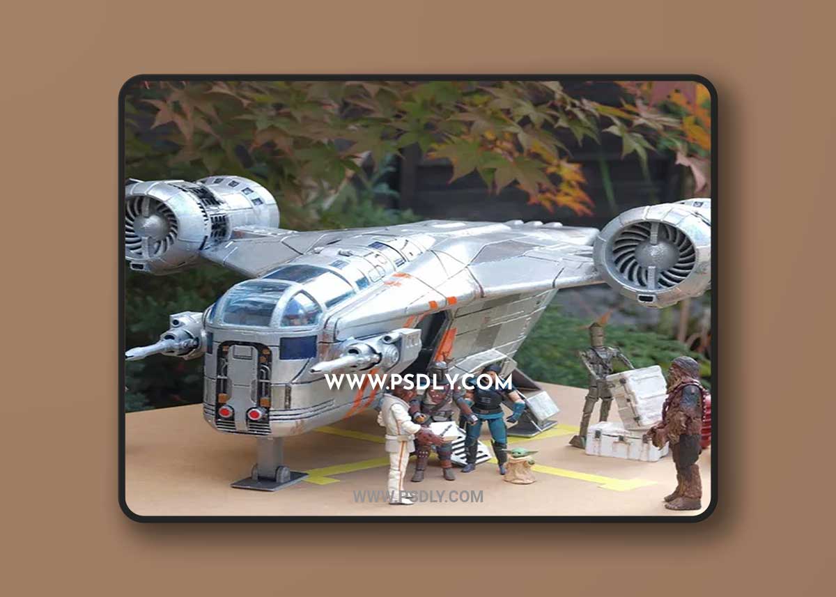 3D Print Model Razor Crest Mark 2 The Mandalorian