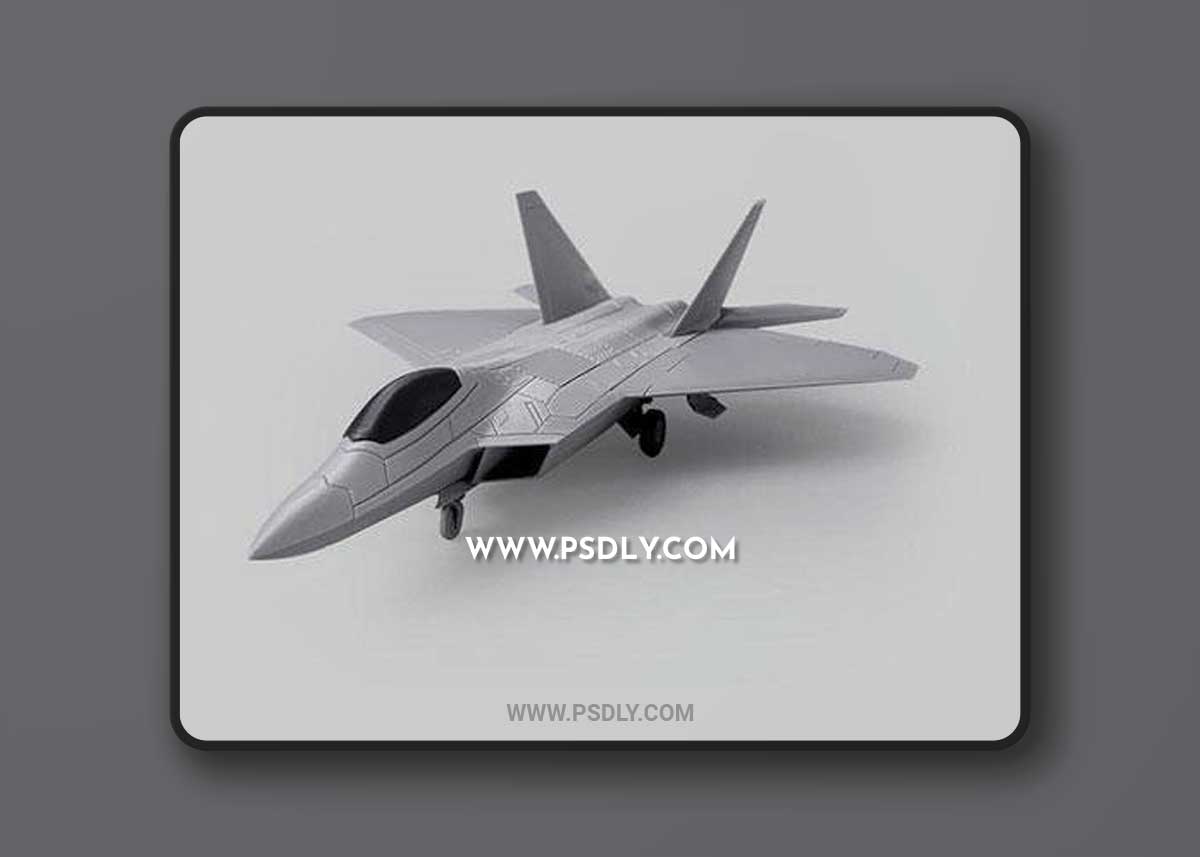 3D Print Models Foldable Lockheed Martin - F22 Raptor