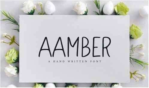 Aamber Sans Serif Font