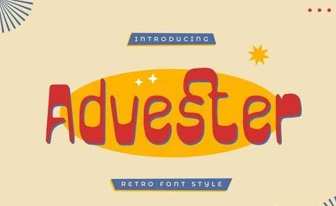 Advester - Retro Font Style