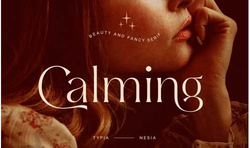 Calming - Beauty Elegant Aesthetic Serif