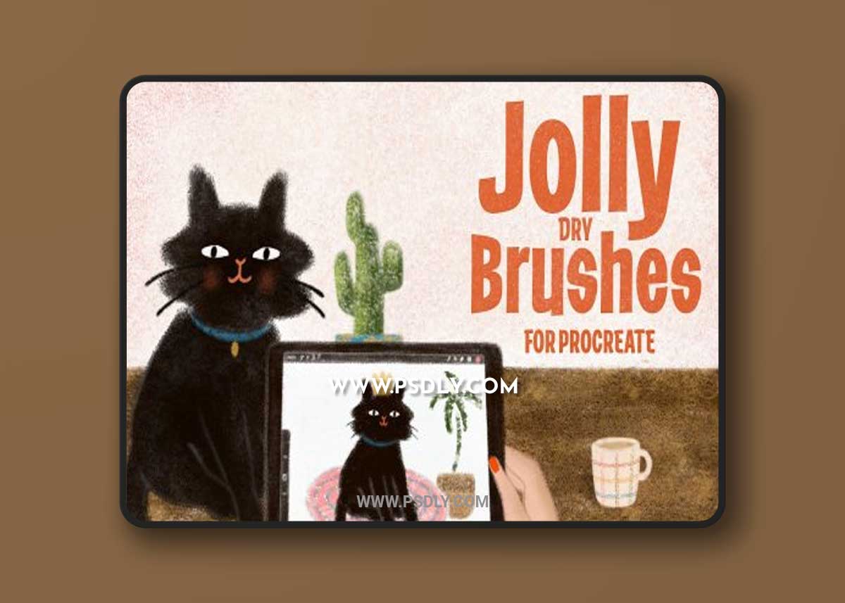 CreativeMarket - Jolly Dry Brushes for Procreate 5367747