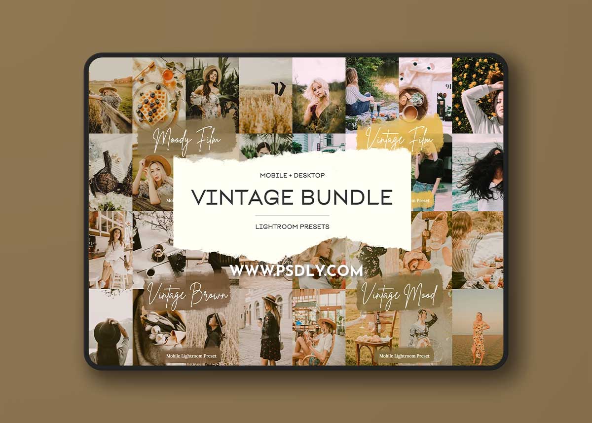 CreativeMarket - Vintage Lightroom Presets Bundle 6789268