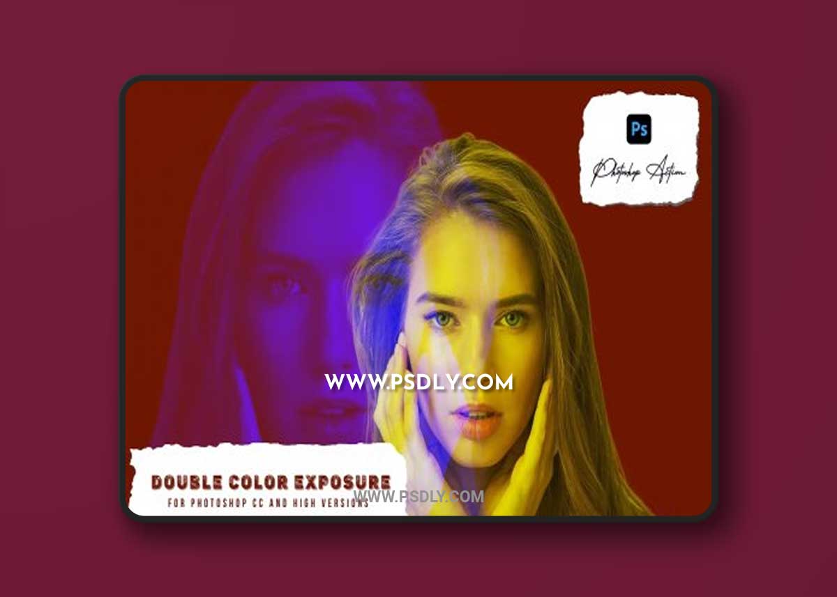 Double Color Exposure Photoshop Action