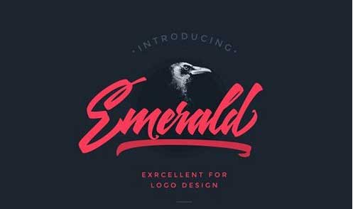 Emerald Script Font
