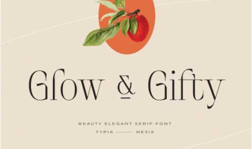 Glow and Gifty Font