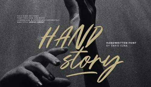 Handstory - Handwritten Font