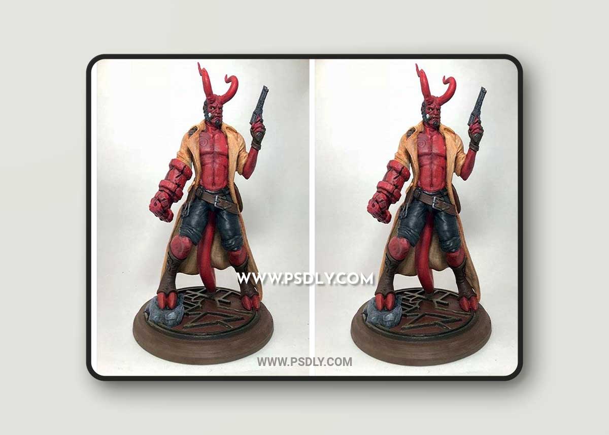 Hellboy 3D Print Model