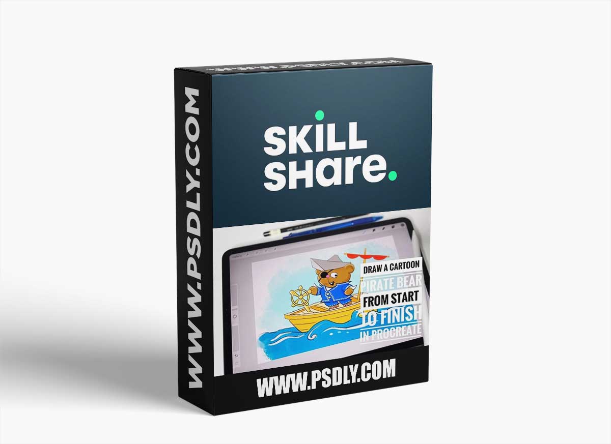 How to draw a Pirate Bear in Procreate