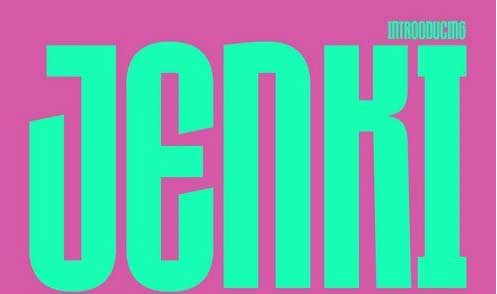 Jenki All Caps Display Font