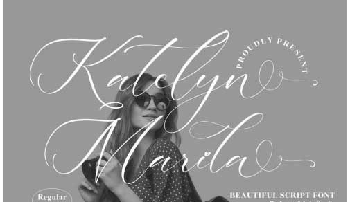 Katelyn Marila Beautiful Script Font