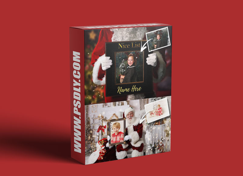 LSP Actions The Nice List Santa Frames for photos