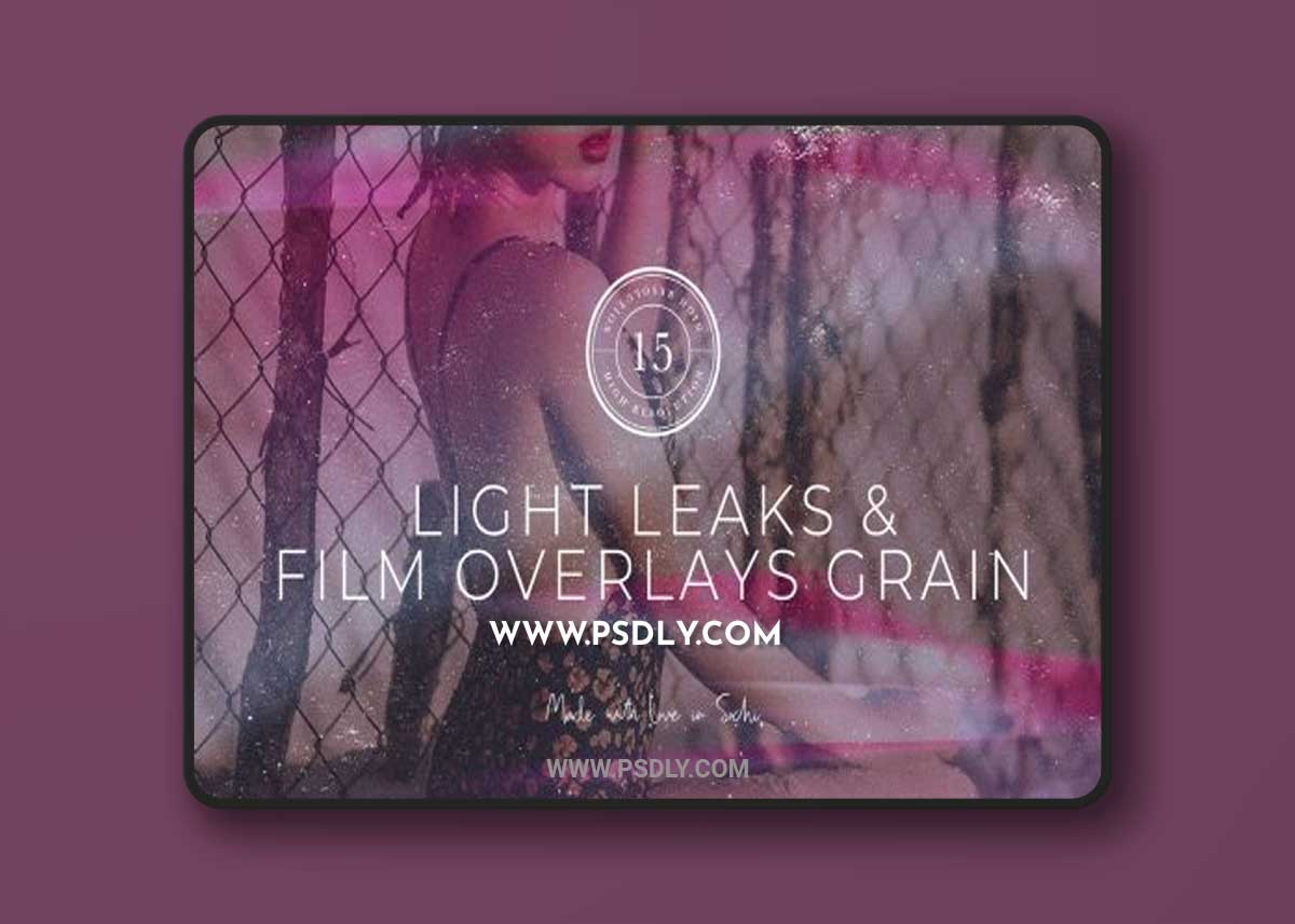 Light Leaks & Film Overlays Grain
