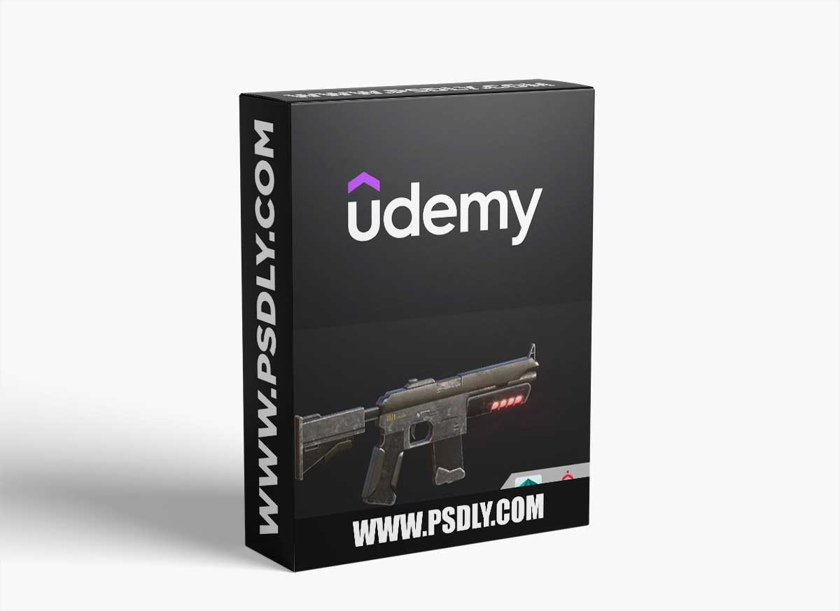 Modeling and Texturing Game Sci-fi Rifle for Games