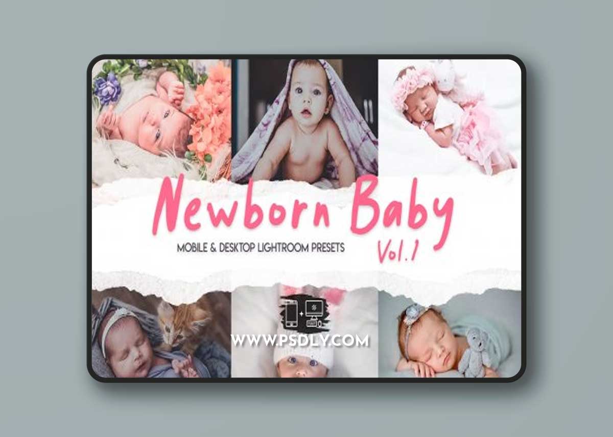Newborn Baby Vol. 1 - 15 Premium Lightroom Presets