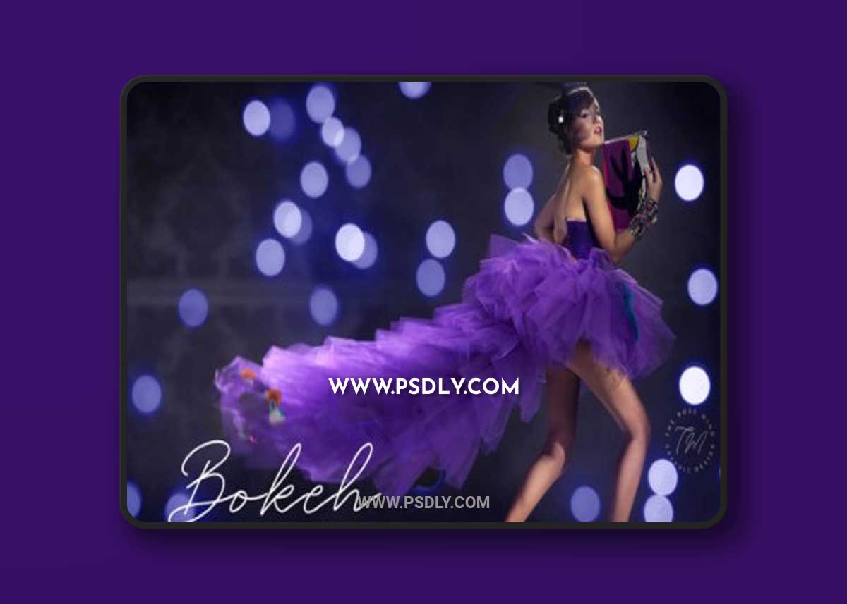 Overlays Bokeh Very Peri, Background