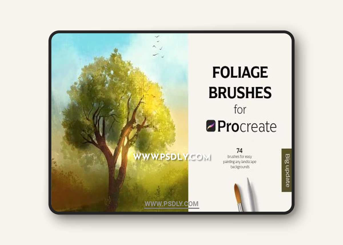 Procreate Foliage brushes