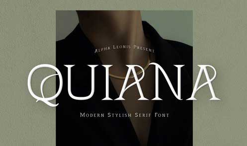 Quiana Serif Font