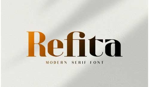 Refita - Modern Serif Font