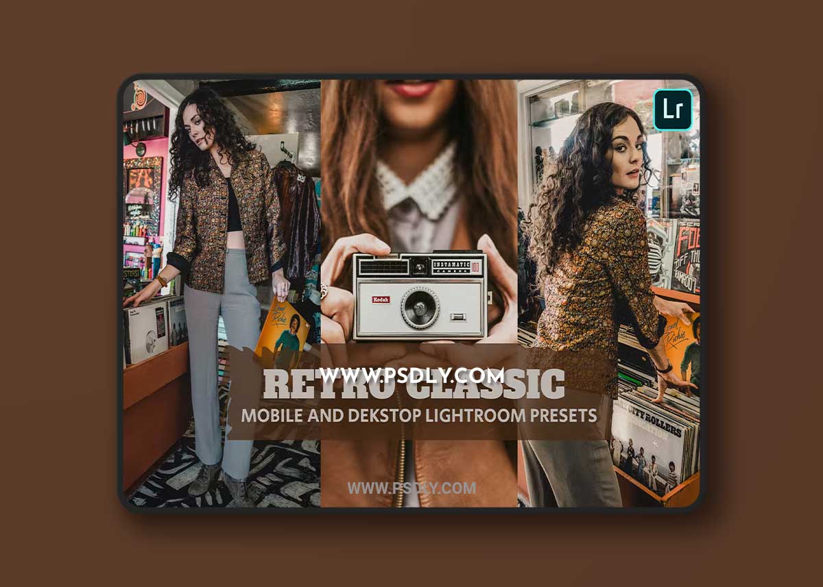 Retro Classic Lightroom Presets Dekstop and Mobile