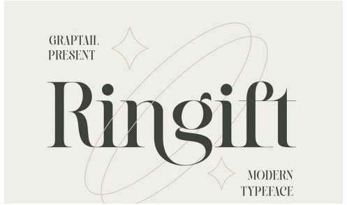 Ringift - A Modern Serif