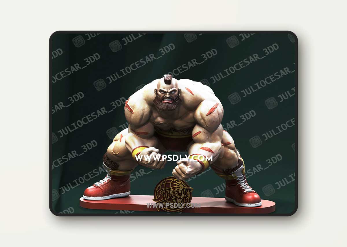 Street fighter - Zangief 3D Print Model