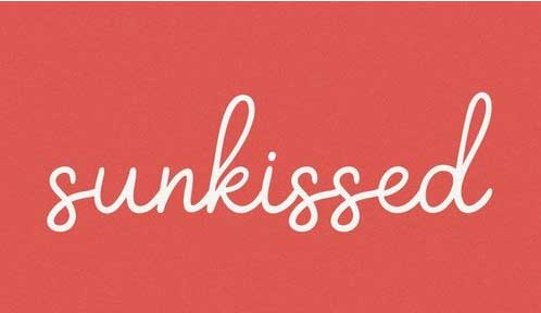 Sunkissed Handwritten Font