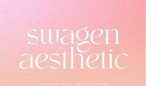 Swagen Aesthetic Font