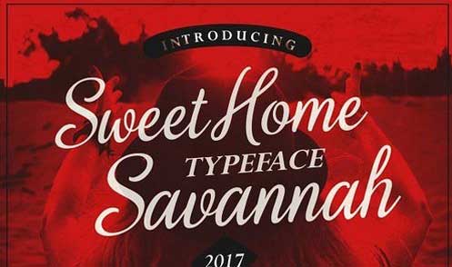 Sweet Home Savannah Font Duo
