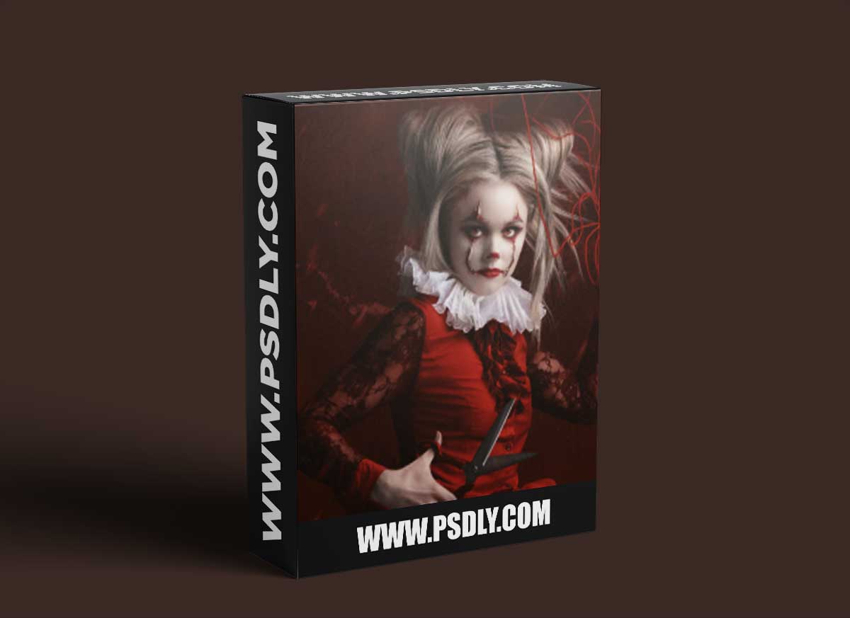 The Portrait Masters - The Imagination Series: The Creepy Circus Clown: Photo Shoot