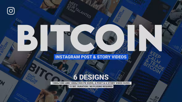 Videohive Bitcoin Promotion Instagram 38029503