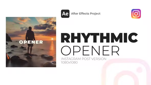 Videohive Rhythmic Opener Instagram Post 37979170