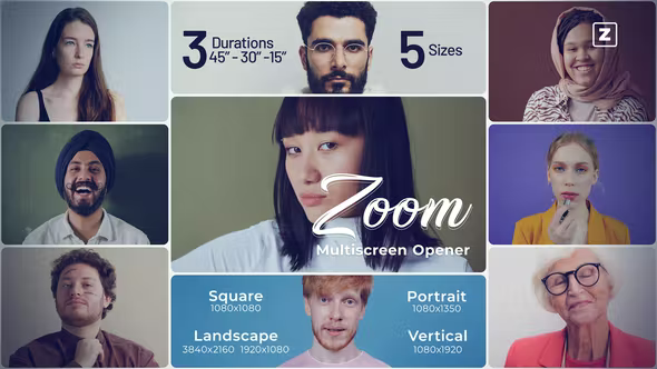Videohive Zoom Multiscreen Opener 37483592