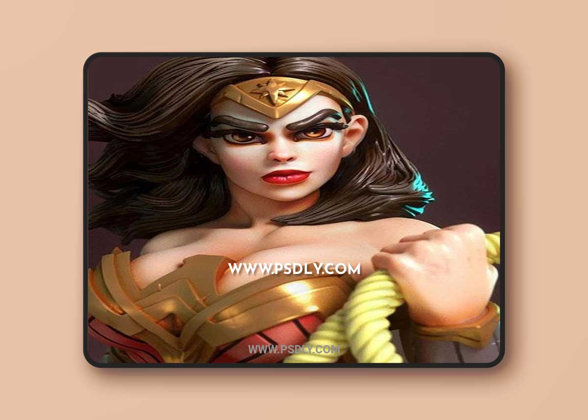 Wonder Woman DC comics 3D Print Model