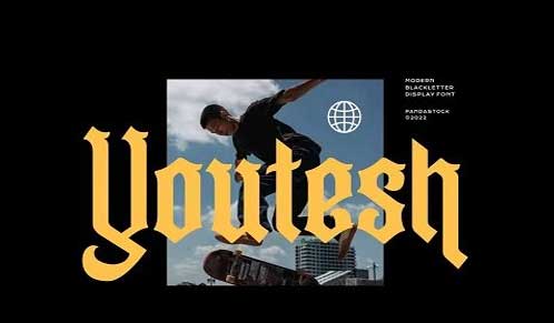 Youtesh - Modern Font