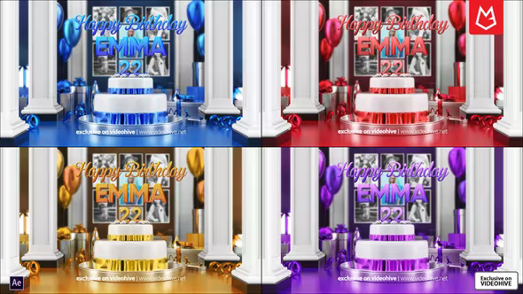 Videohive Happy Birthday Intro | Media Wish 37593127