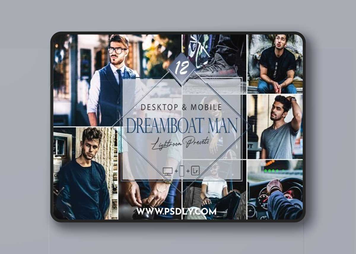 12 Dreamboat Man Lightroom Presets