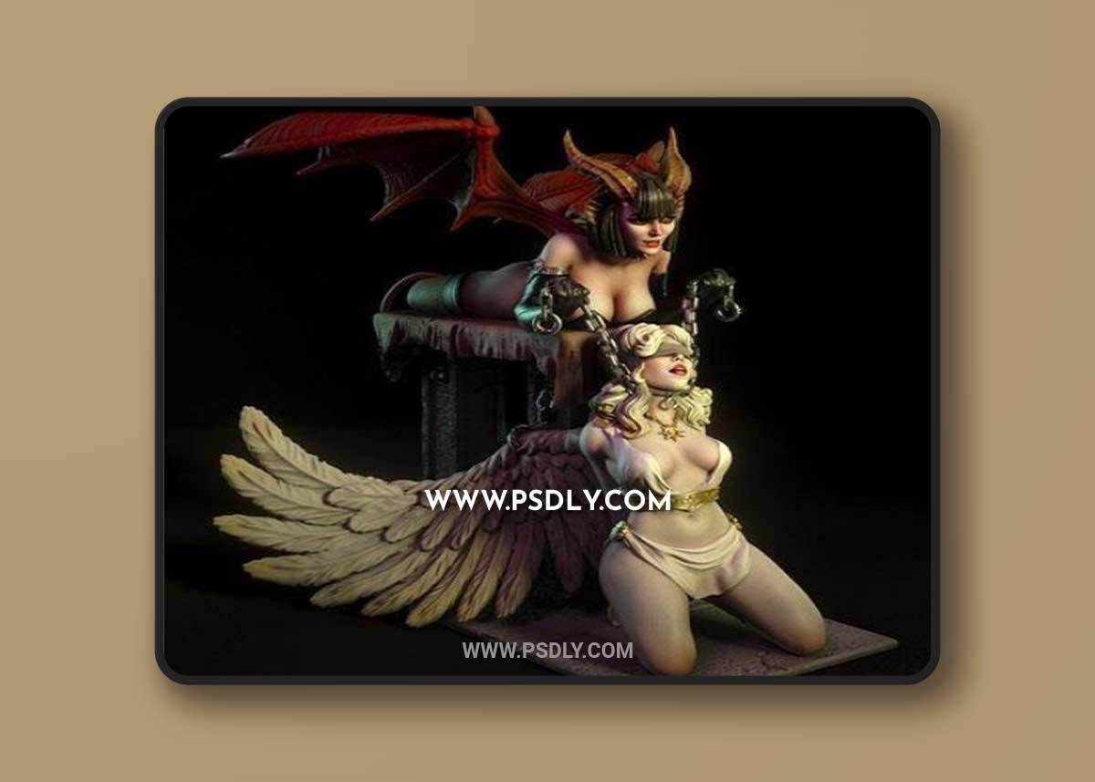 Demon Dominatrix 3D Print Model