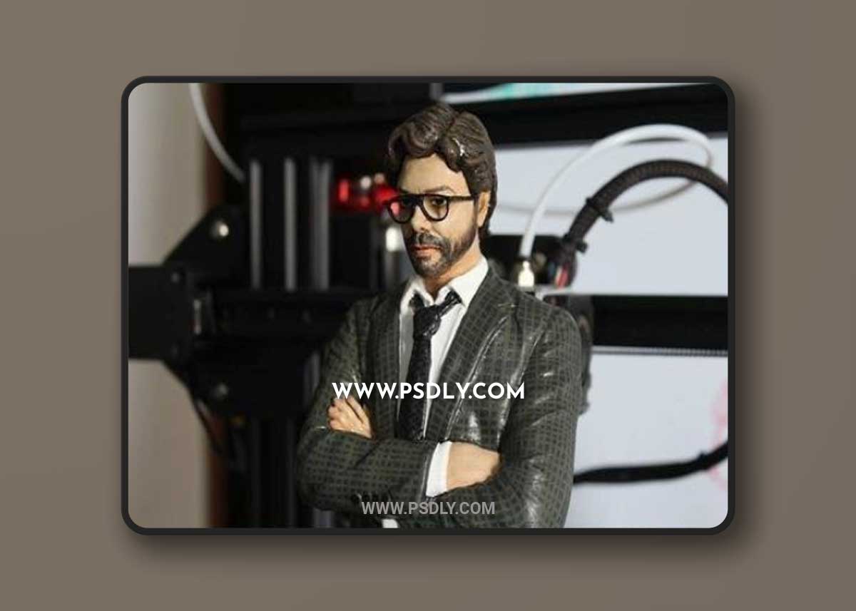 3D STL El Profesor La casa de papel