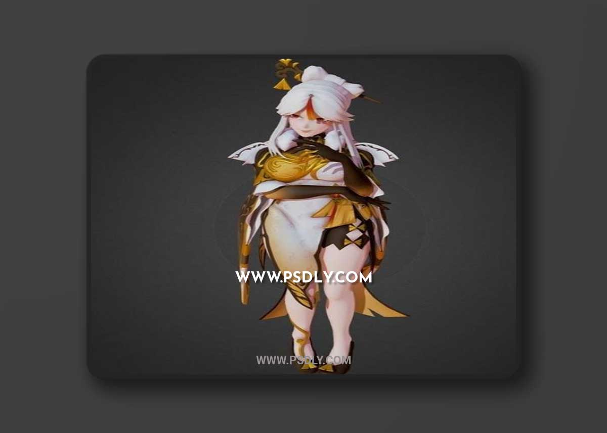 3D STL Ningguang - Genshin Impact